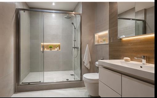 Modern cam duşakabin montajı